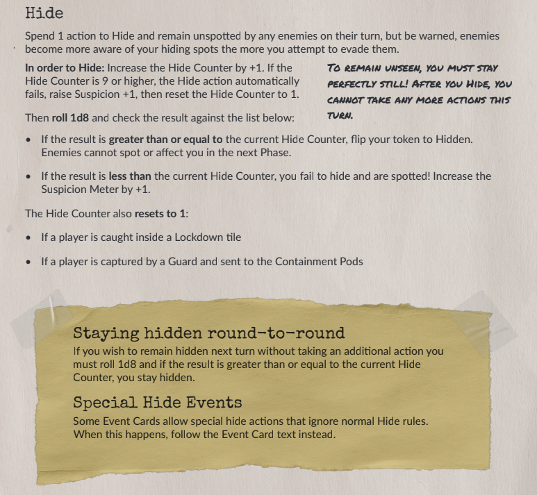 Solution from rulebook based on feedback
